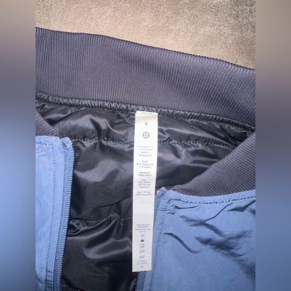 Lululemon Blue Bomber Jacket - Picture 2 of 2
